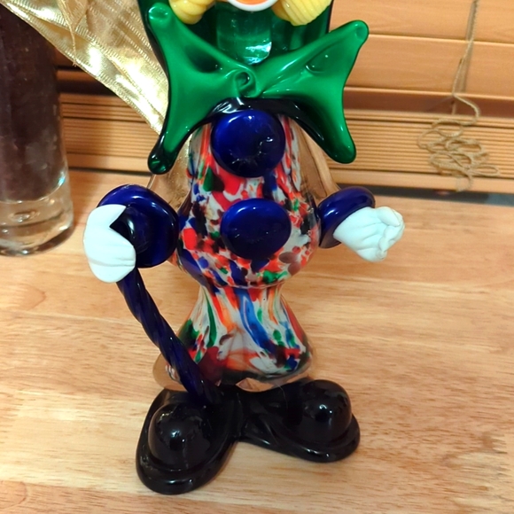 Rare HTF Vintage 💎 Murano, Italy 🤡 hand-blown VENETIAN GLASS CLOWN 🤡 pristine - Picture 3 of 8